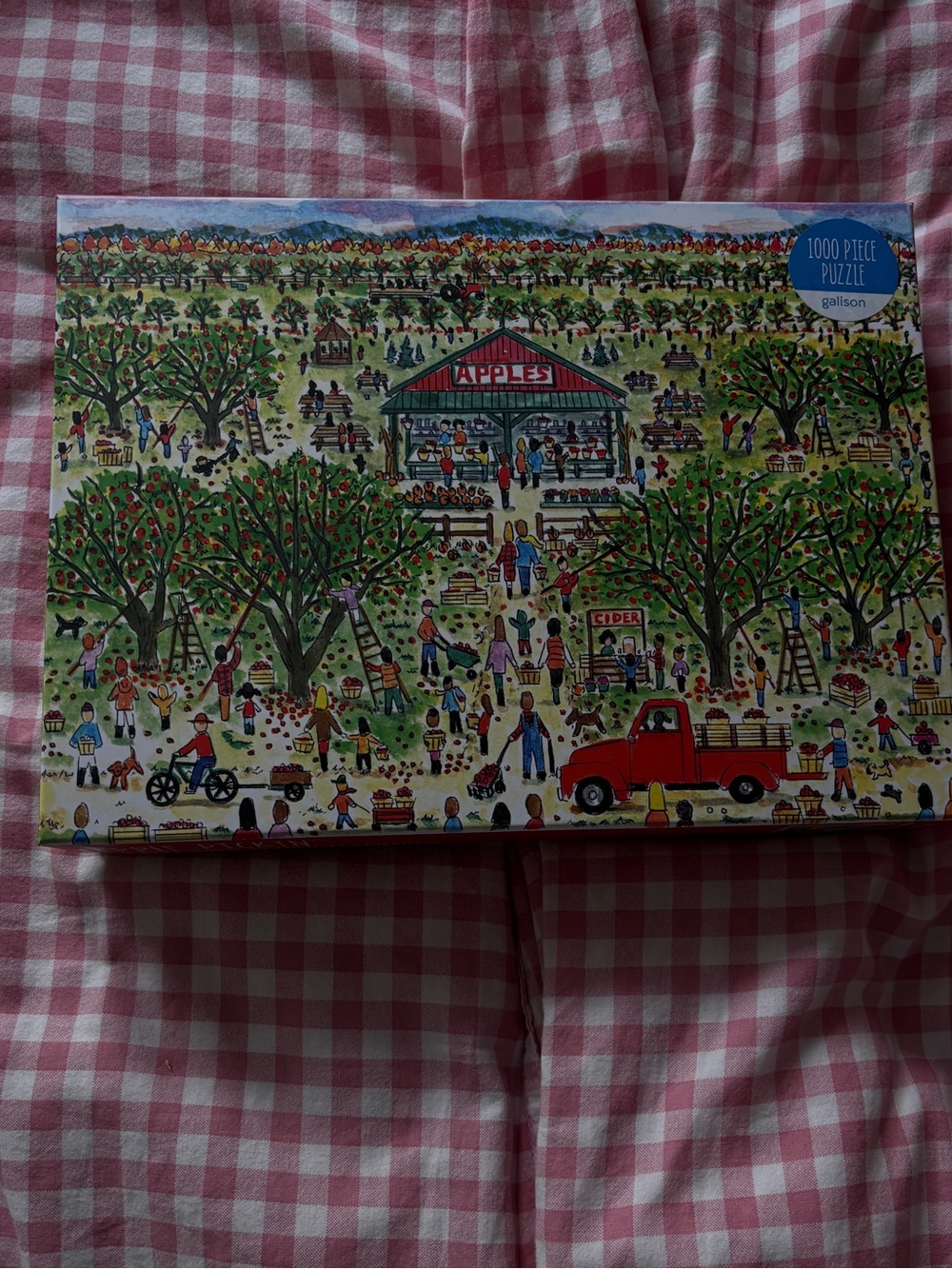 Galison Apple Picking Puzzle